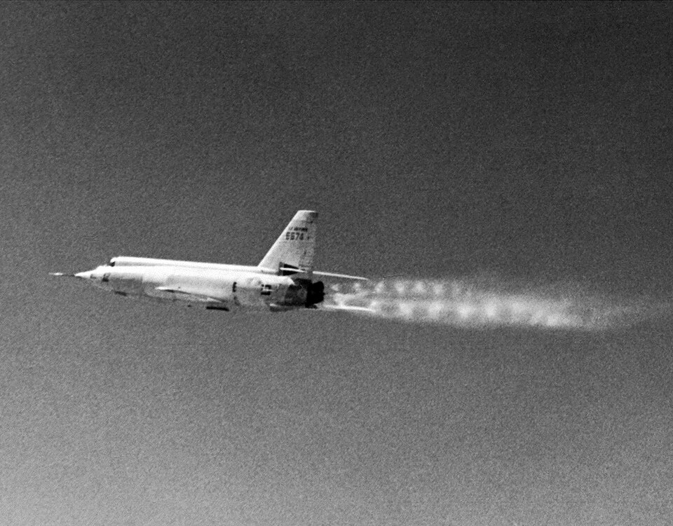 Bell X-2 in flight