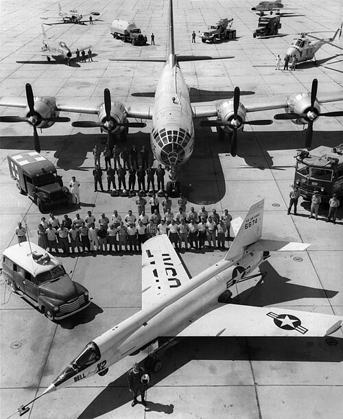 Bell X-2 with B-50 mothership
